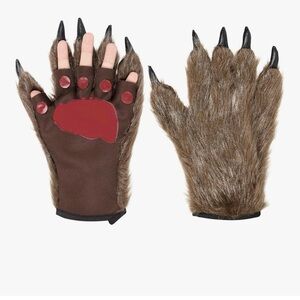 Brown Werewolf Gloves